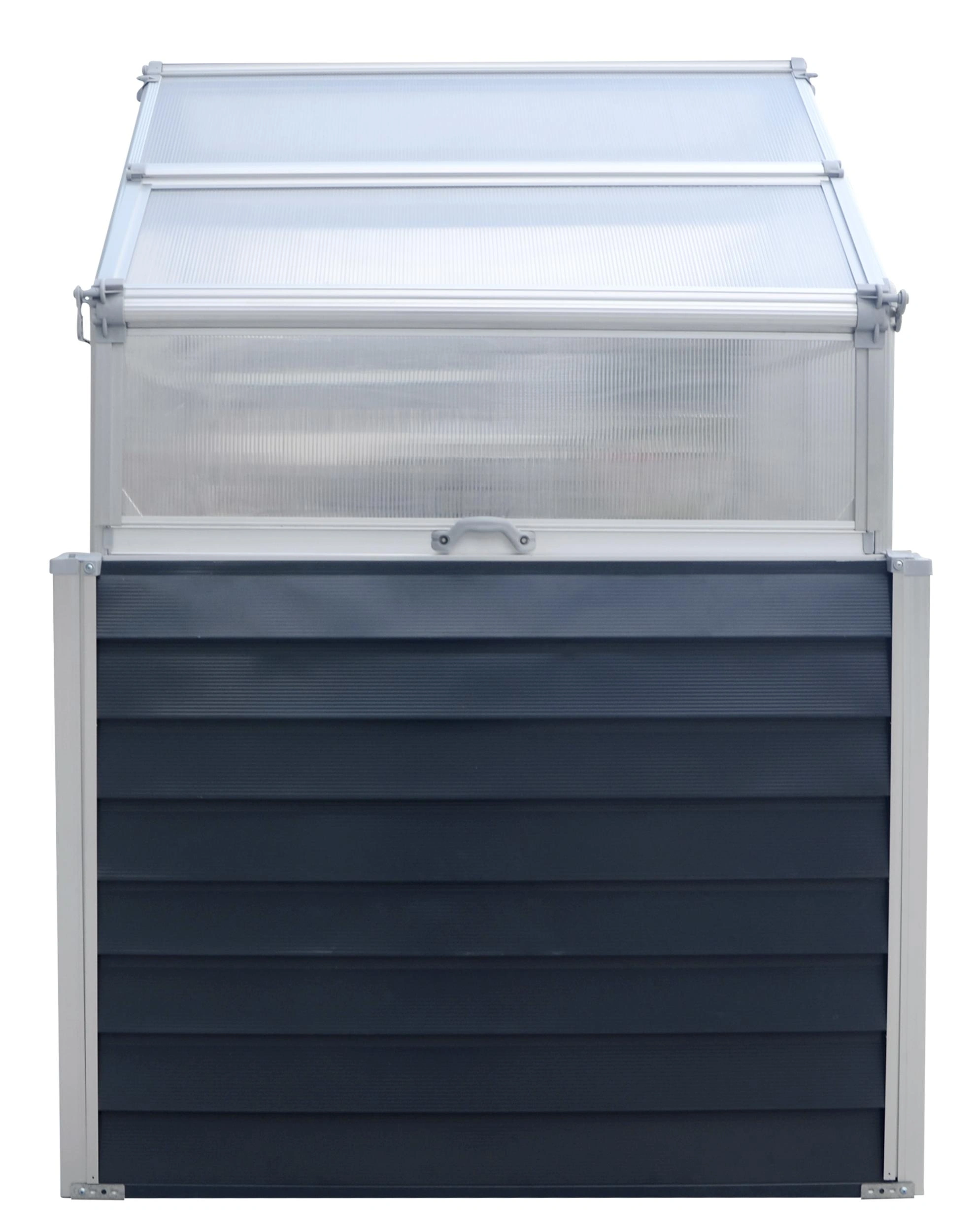 Hochbeet Grow & Store anthrazit, 120x120x81 cm - 5