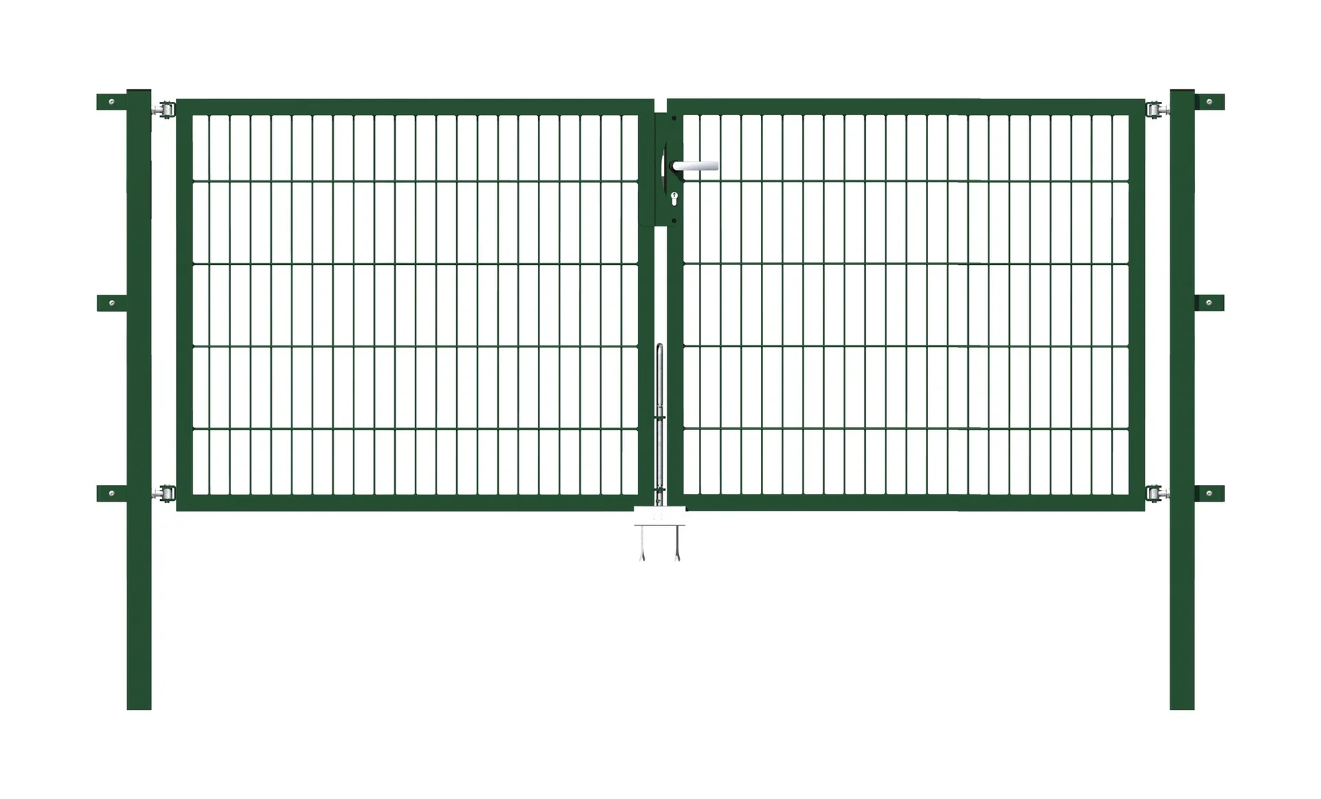 Doppeltor Flexo mit Zubehör, grün, Breite 250 cm, Höhe 100 cm, PF: 60x60 cm - 2
