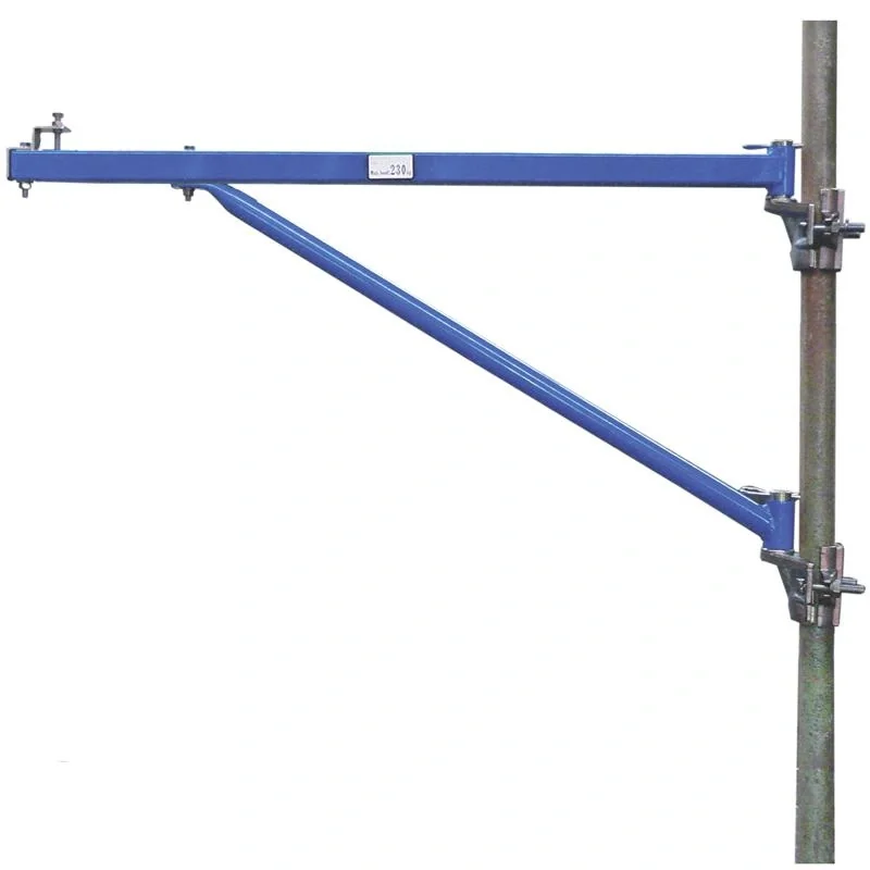 Schwenkauslegerarm SA-230, mit Druckstütze für Elektro-Bauseilwinde BW max. Tragfähigkeit 230 kg, Länge 1.000 mm - 2