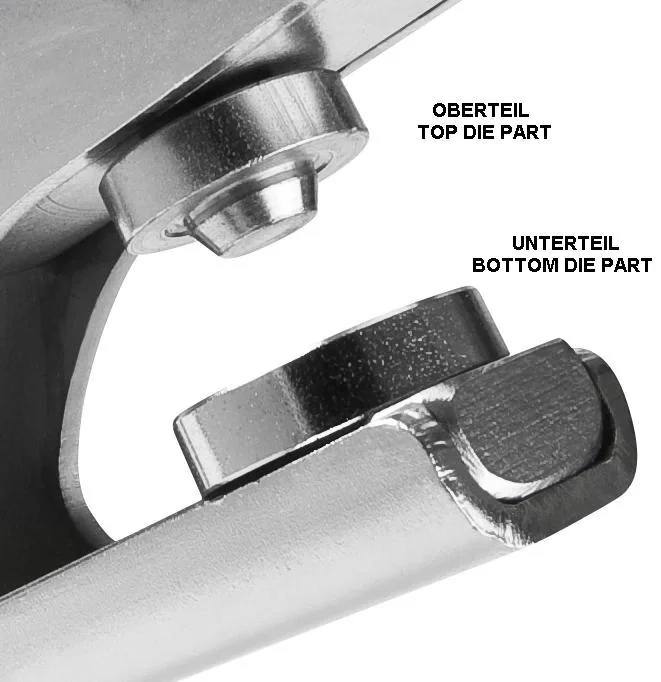 Werkzeugeinsätze 12,5 mm zu Ösenzange Nr. 717439 - 2