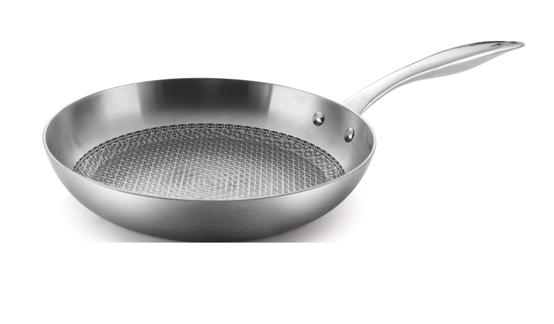 XXL Edelstahl-Hybrid Hochrand-Pfanne 28 cm - Hochrandpfanne Ceraflon Elite Quantum - 1