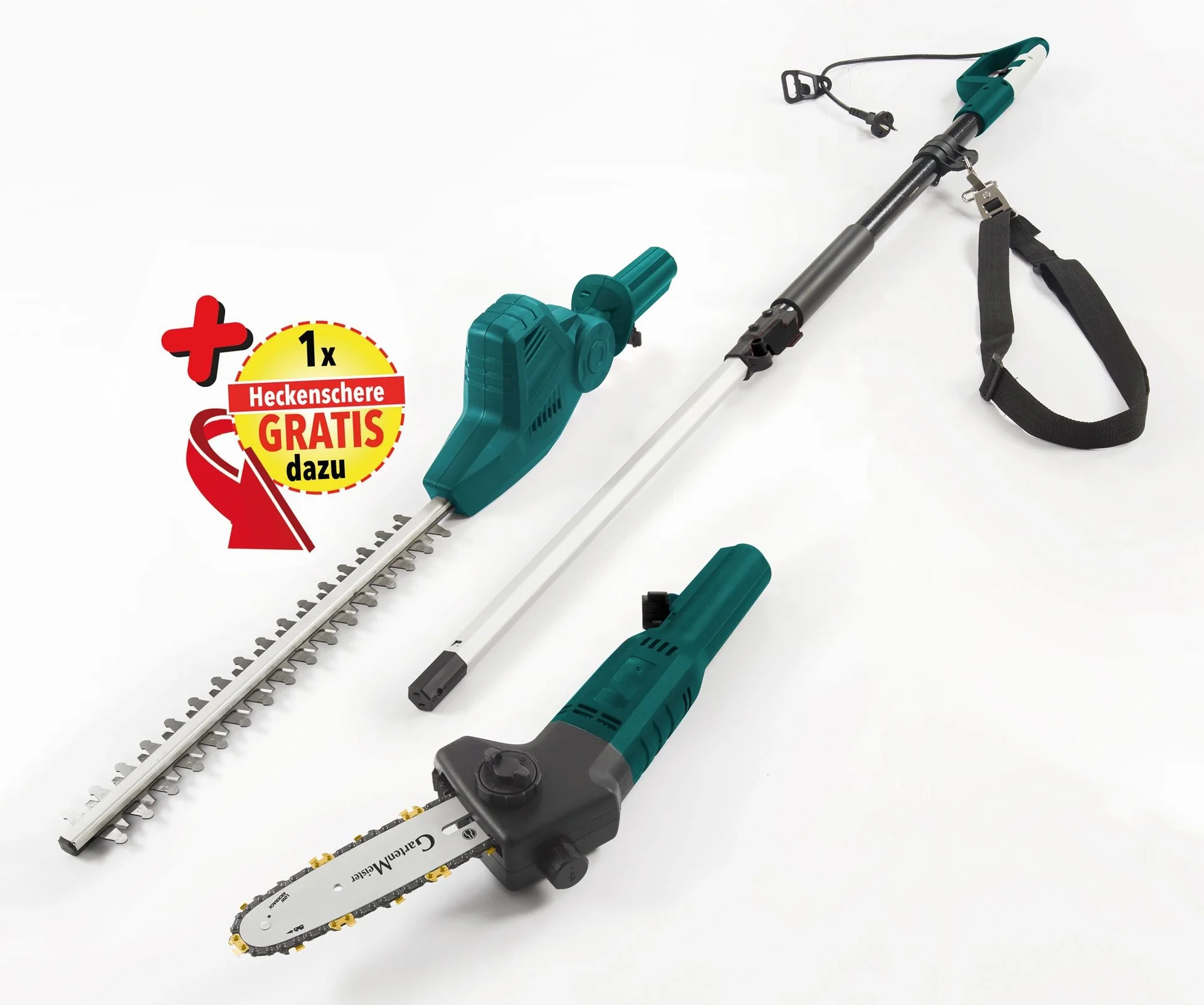 3 in 1 Elektrisches Multi-Werkzeug, mit Titankette "GM EMT 500/7" + RoundUp Gel, 150 ml - 8