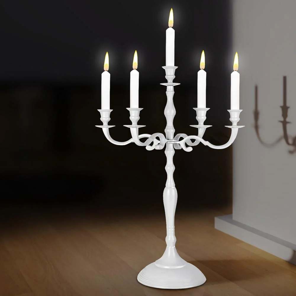 Kerzenleuchter 80cm weiß - 2