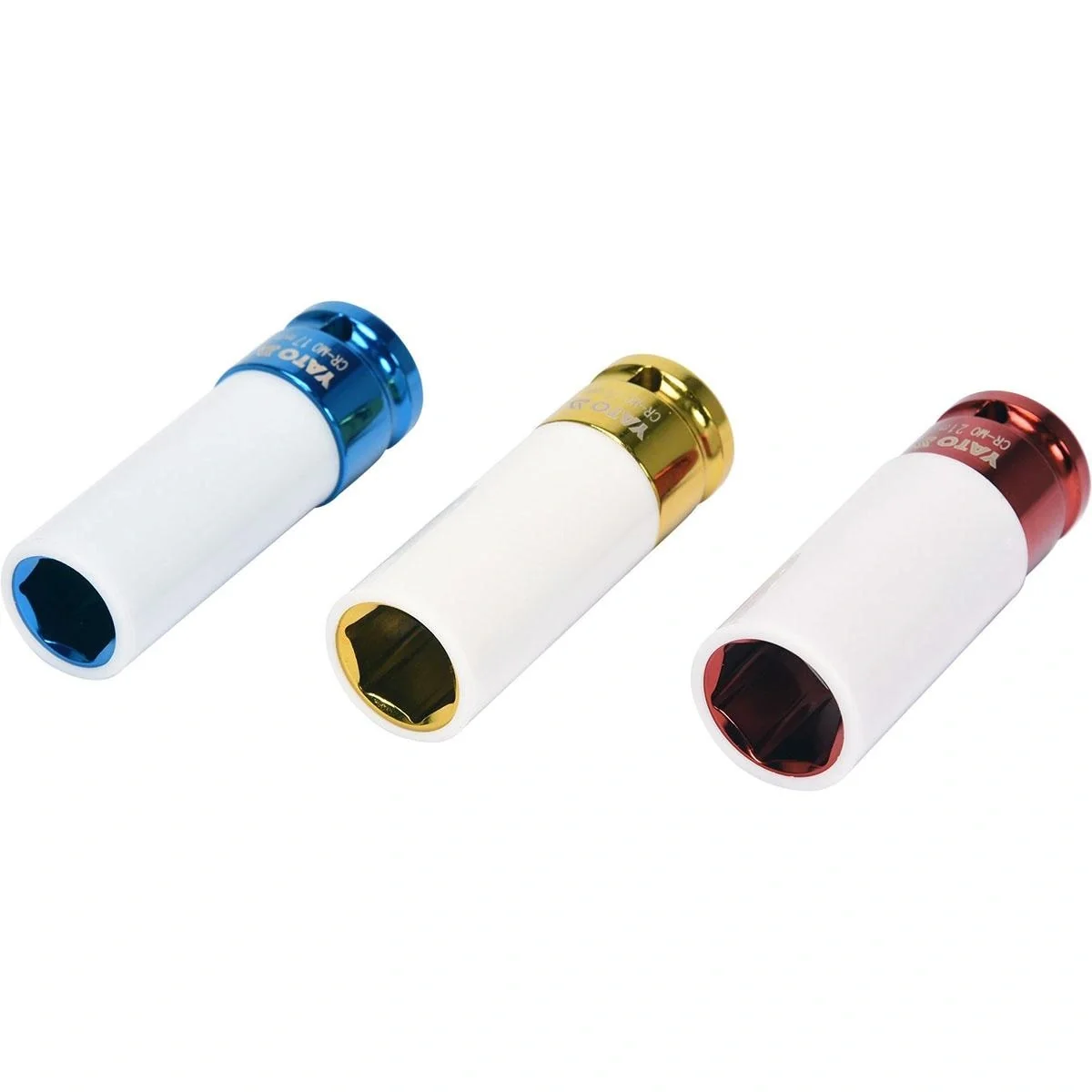 Drehmomentschlüssel - 3/8Zoll - 10-60Nm - 40cm + 3-teiliger Steckschlüsselsatz - 7