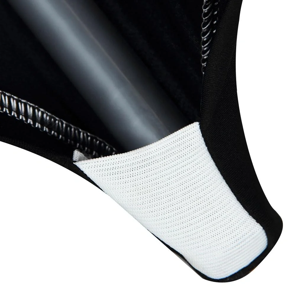 Tischabdeckung schwarz Ø80cm - 4