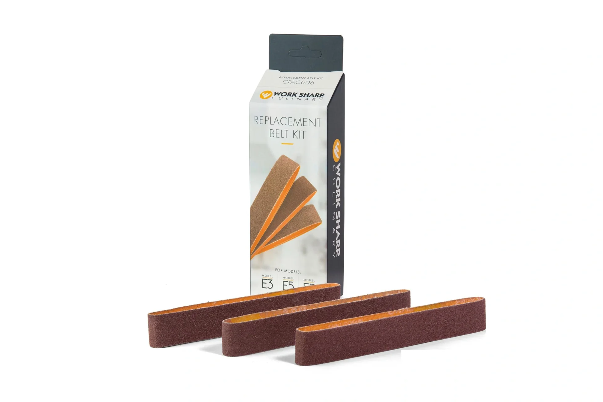 Ersatz-Schleifband, 3er Set (3xP120), zu Culinary E5 Elektro Band-Messerschleifer mit Keramikschleifstab 915431 - 2