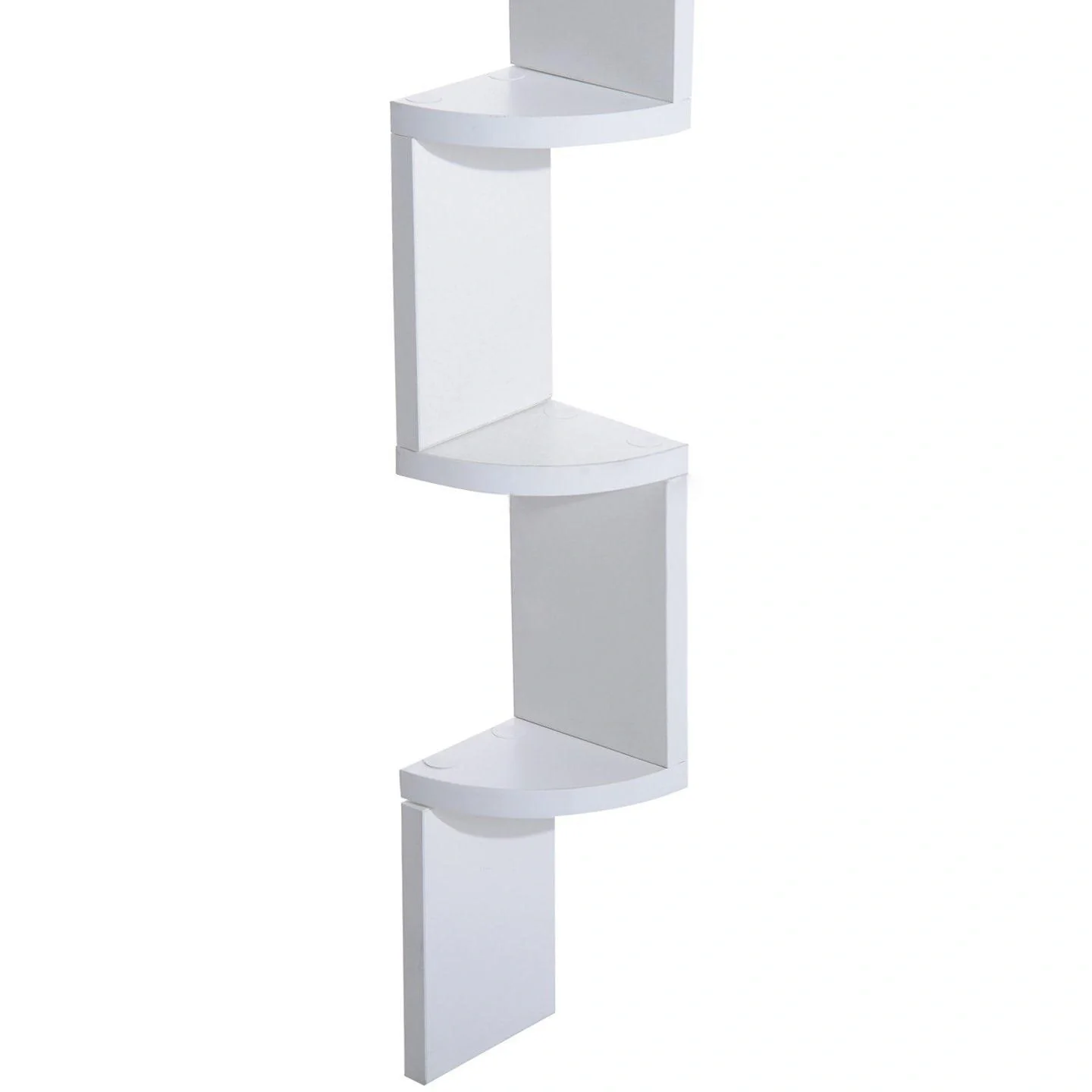 Wandregal Eckregal Bücherregal weiß - 7