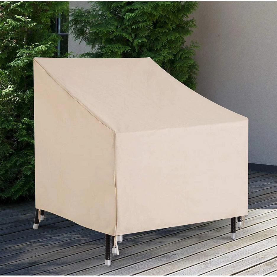 Abdeckung Gartenmöbel Schutzhülle Beige L68 x B87 x H77 cm - 2