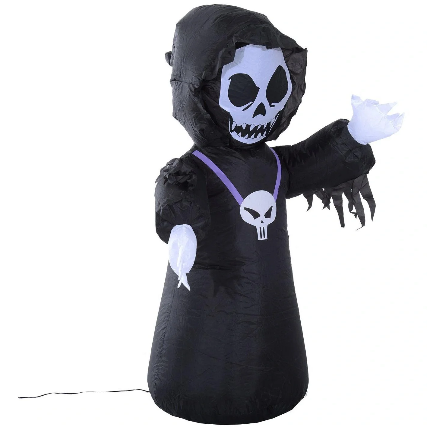 Halloween Aufblasbares Spukgespenst Luftfigur Deko 120 cm - 1