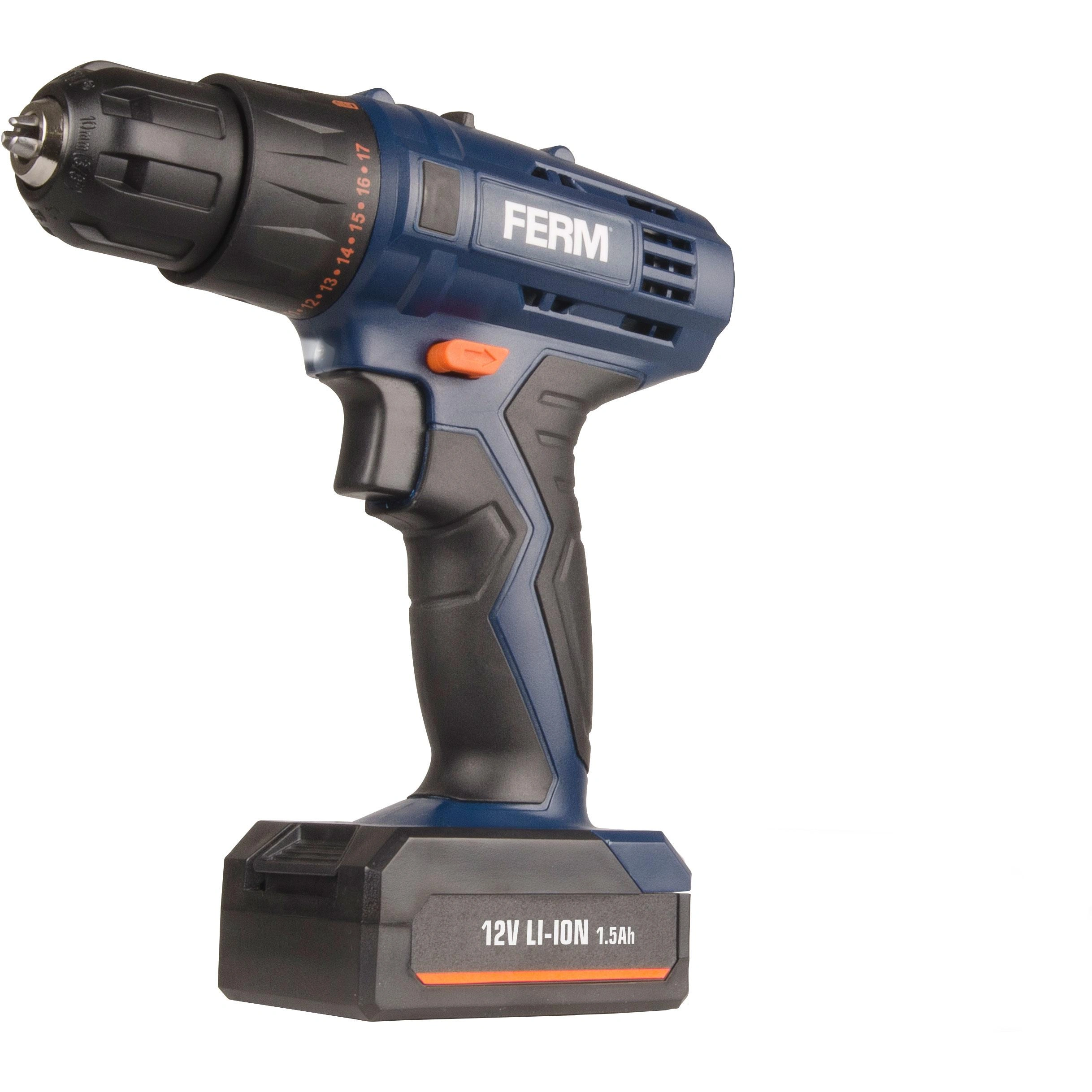 CDM1118 Li-Ion Akku-Bohrmaschine 12V/1.5Ah - LED-Arbeitsleuchte - Inkl. Schellladegerät und Batterie - Zwei doppelseitig - 8