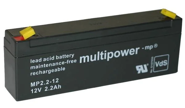 Blei Vlies Akku 12V, 2,3Ah, 4,8mm Anschluss, VdS - 2