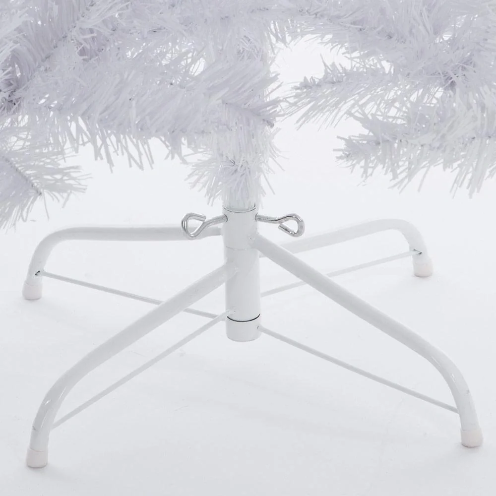 Künstlicher Weihnachtsbaum mit Schnee-Effekt -Weiß 150cm - 9