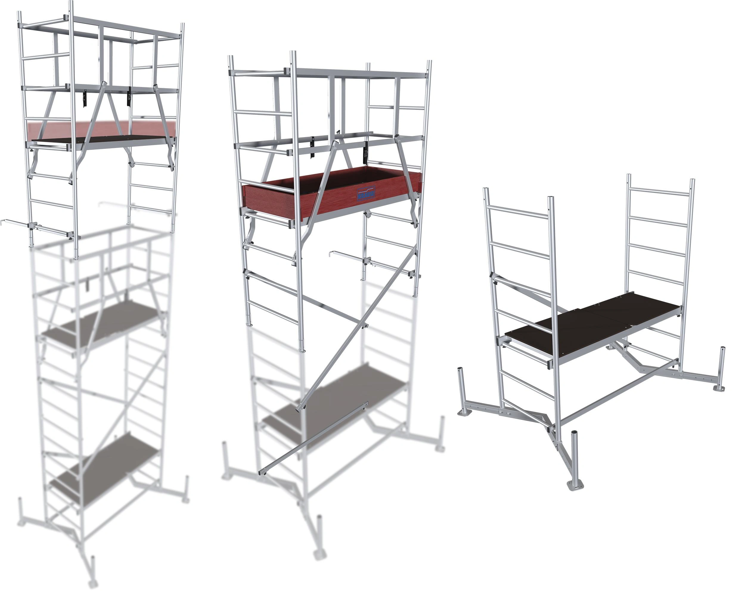 MONTO ClimTec Alu-Arbeitsgerüst, 2. Aufstockung, Arbeitshöhe ca. 7 m - 2