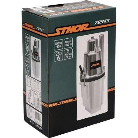 Membranpumpe - 280W - 1020 L/h - 4