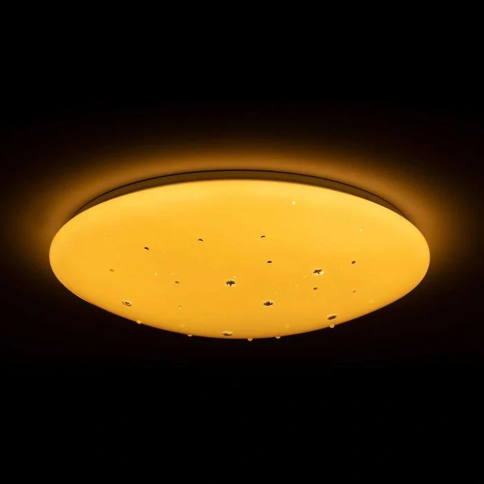 LED Glitzer- Decken-/Wandleuchte Shining Diamond 24W + Sleeptimer & Lichtfarbenwechsel Ø350 mm - 4