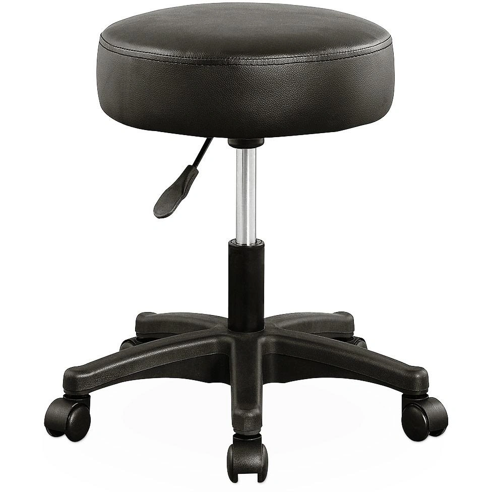 Tabouret / Bürohocker - drehbar und verstellbar - Schwarz - 6