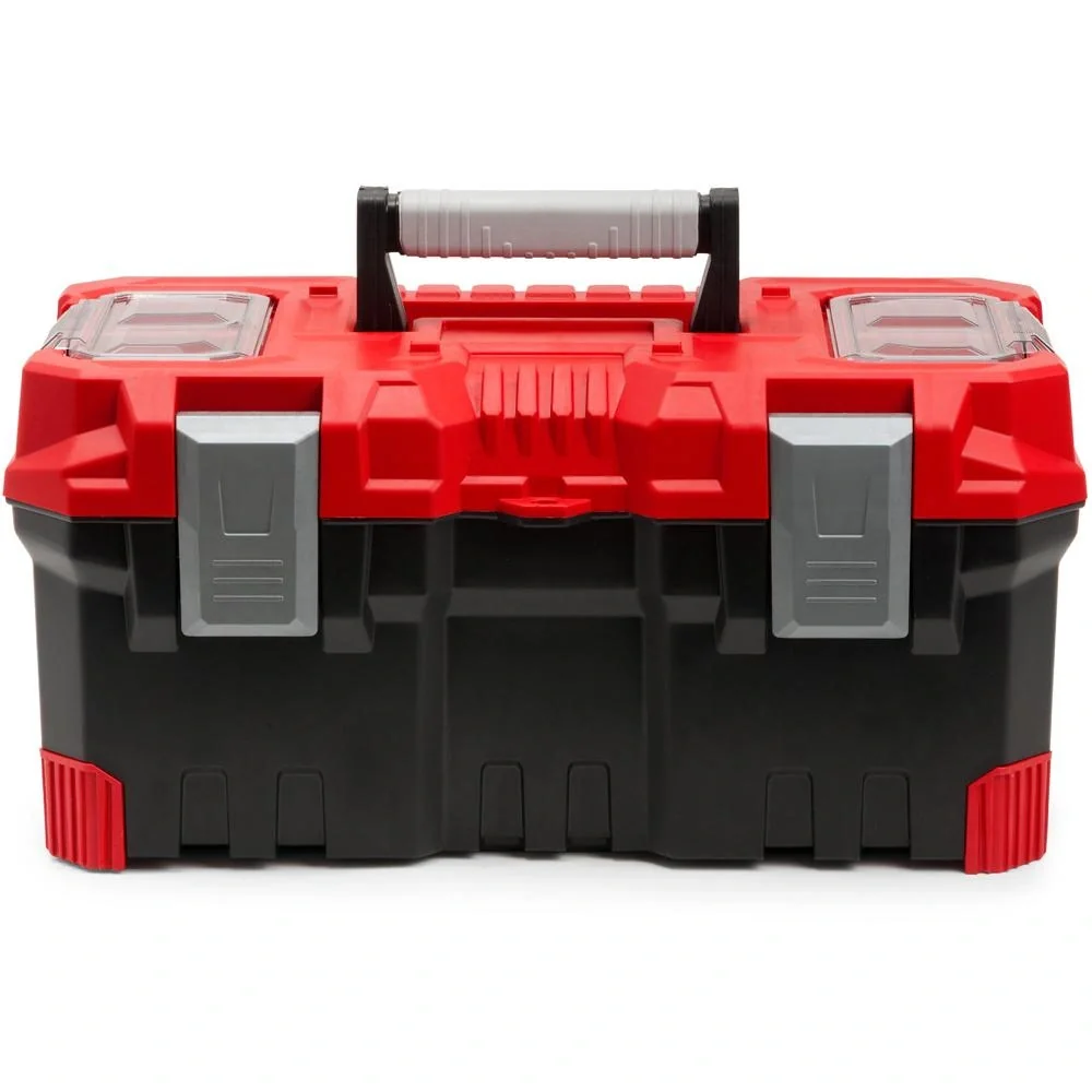 Werkzeugkasten - schwarz/rot - 490x260x240mm - 1