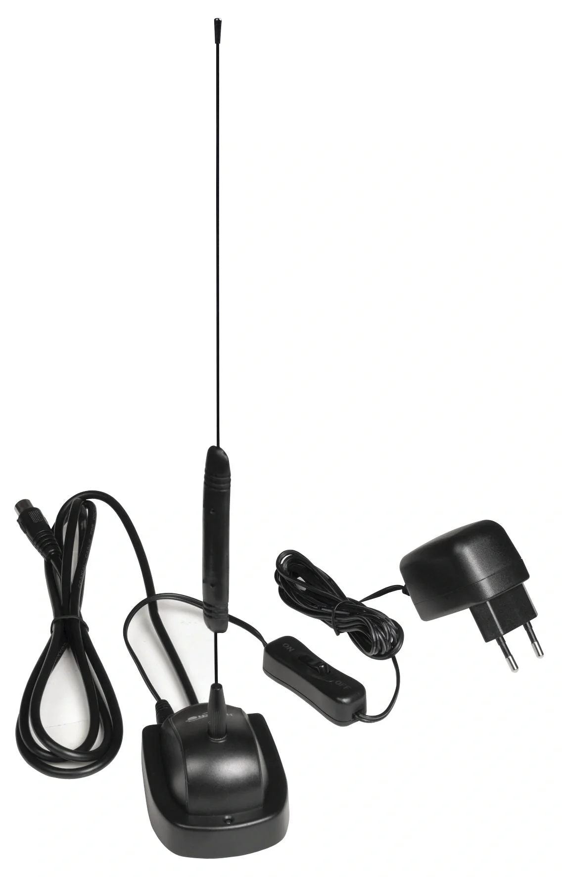 Aktive DVB-T Stabantenne mit Verstärker und Netzteil - 1