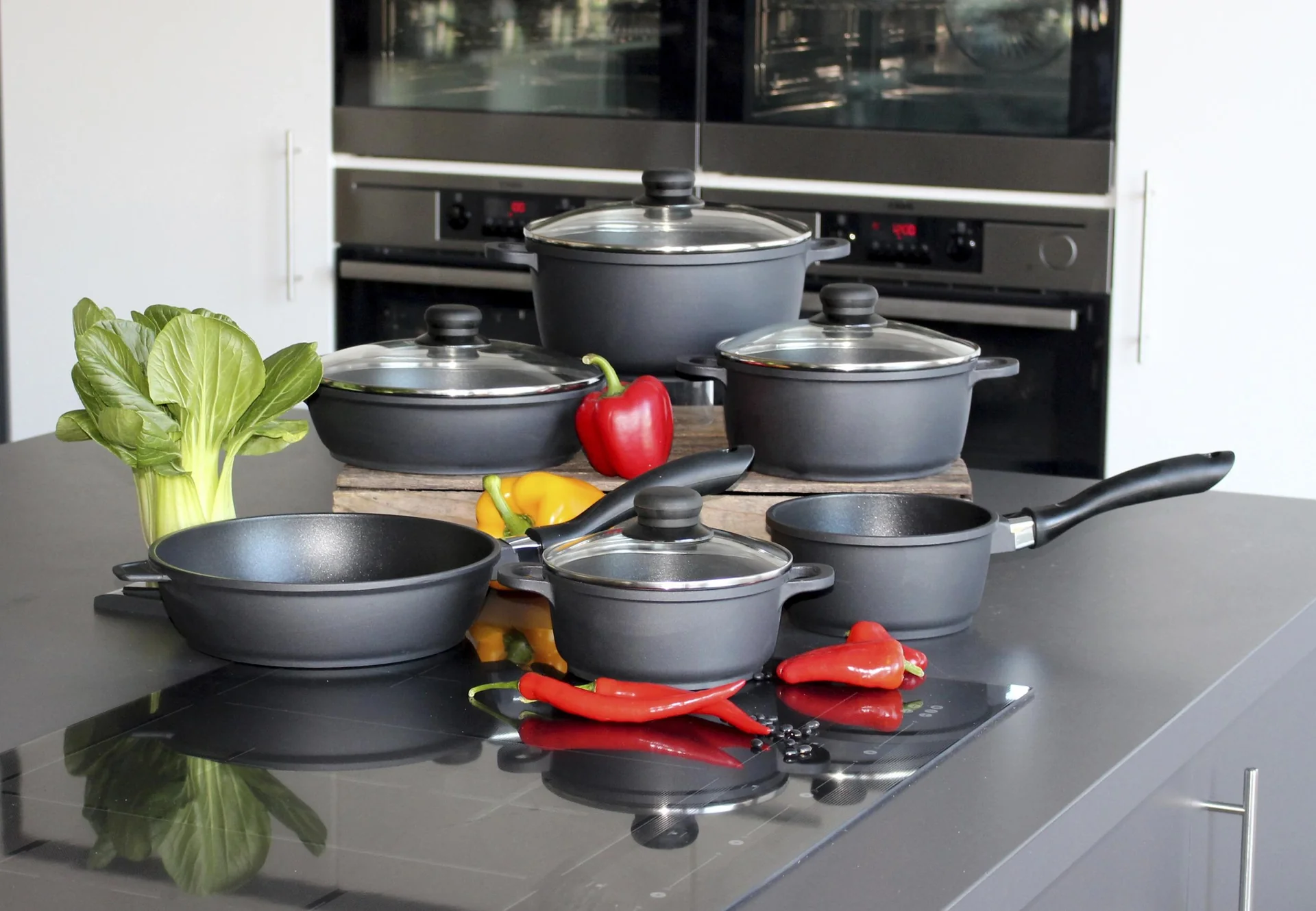 Topfset Black, 10-teilig - 2