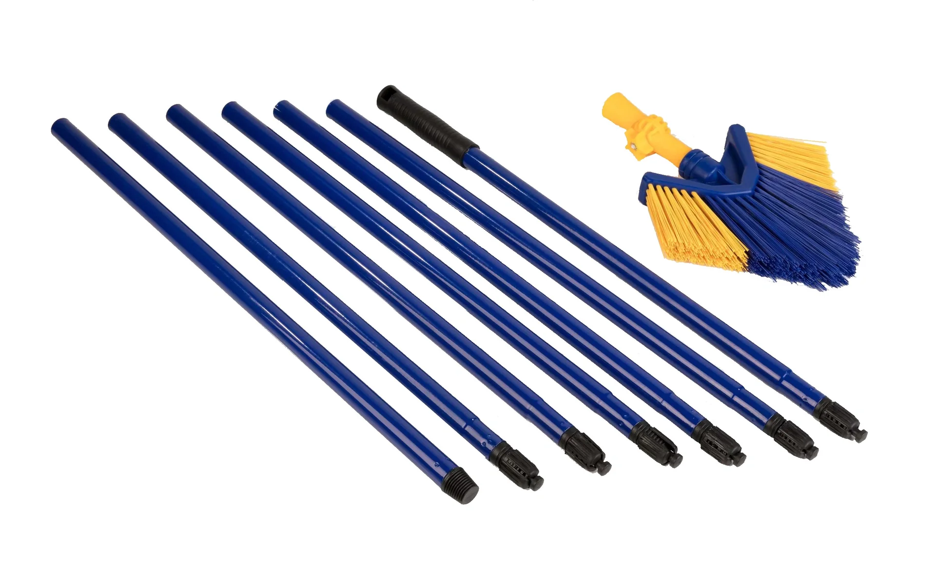 Teleskop Besen - Ideal zur Dachrinnenreinigung - 12