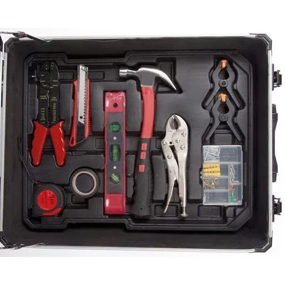 Aluminium Werkzeugkoffer 260 Stück - 51x21x38 cm - 8