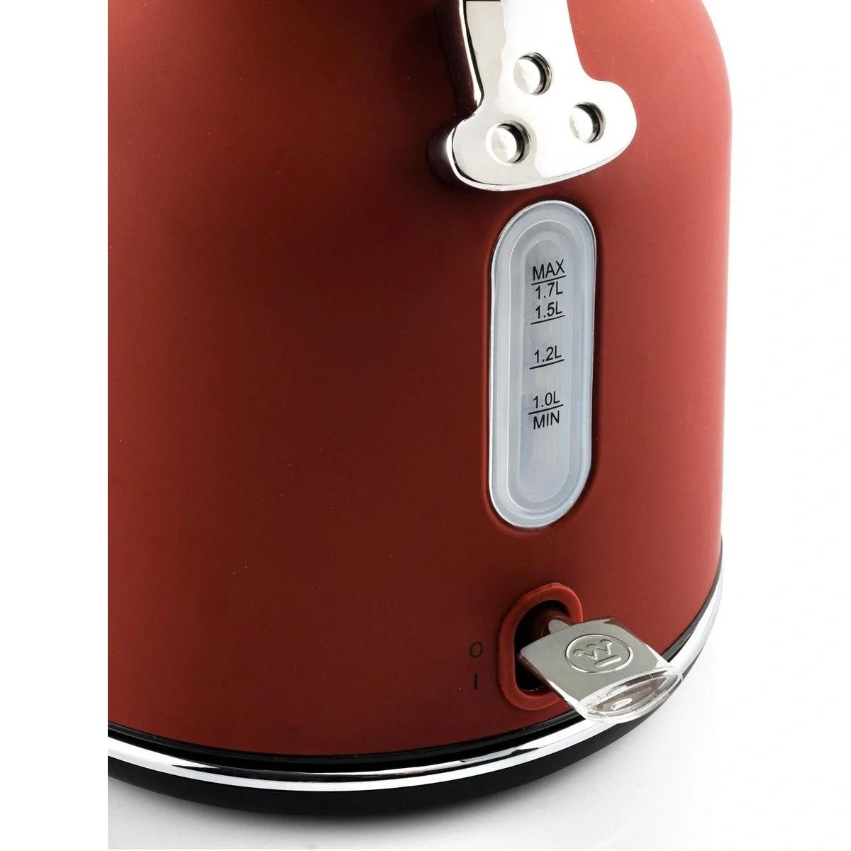 Retro-Wasserkocher - 1,7 Liter - Rot - 6