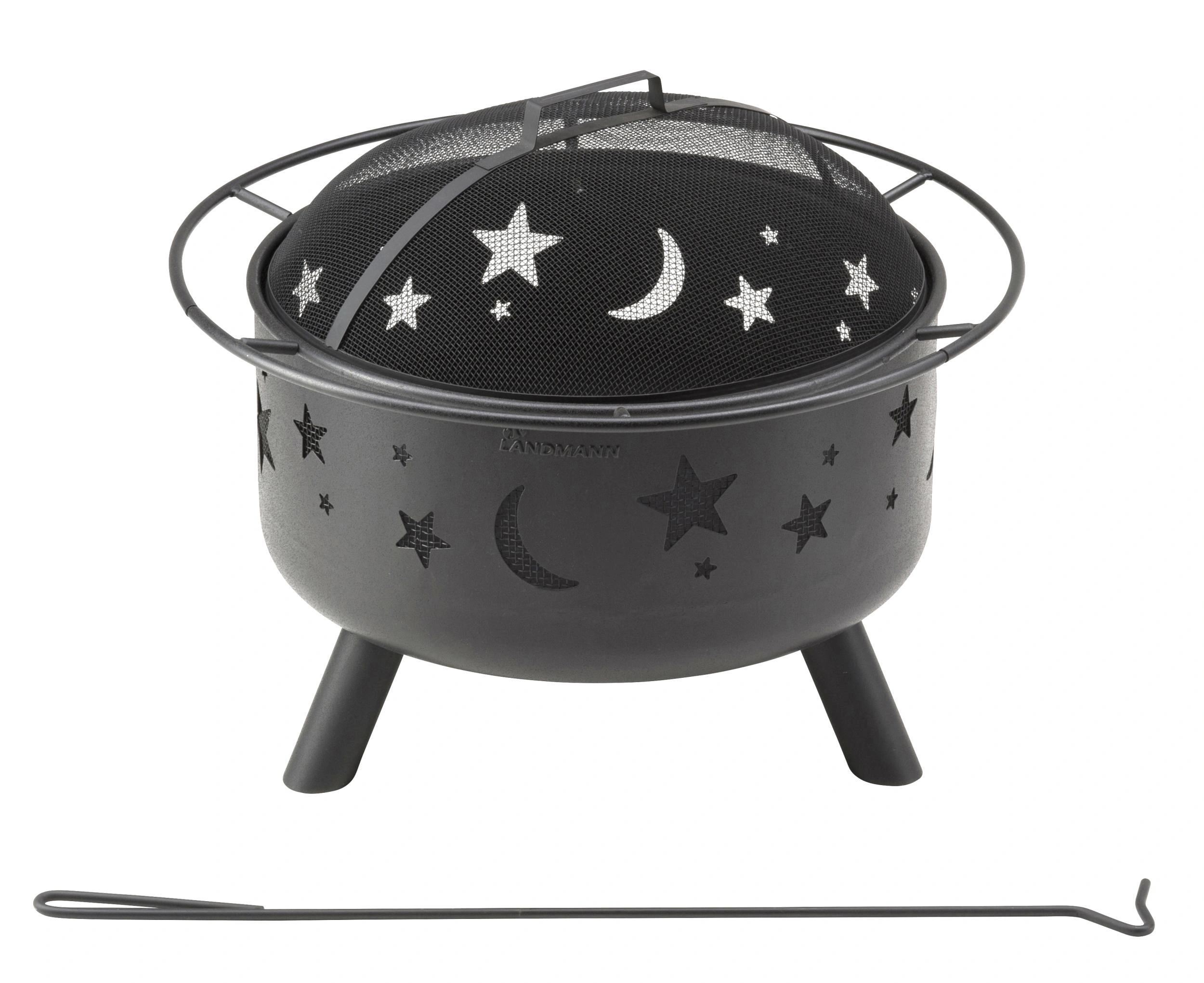 Feuerkorb "Stars & Moon", rund, 75 cm - 4