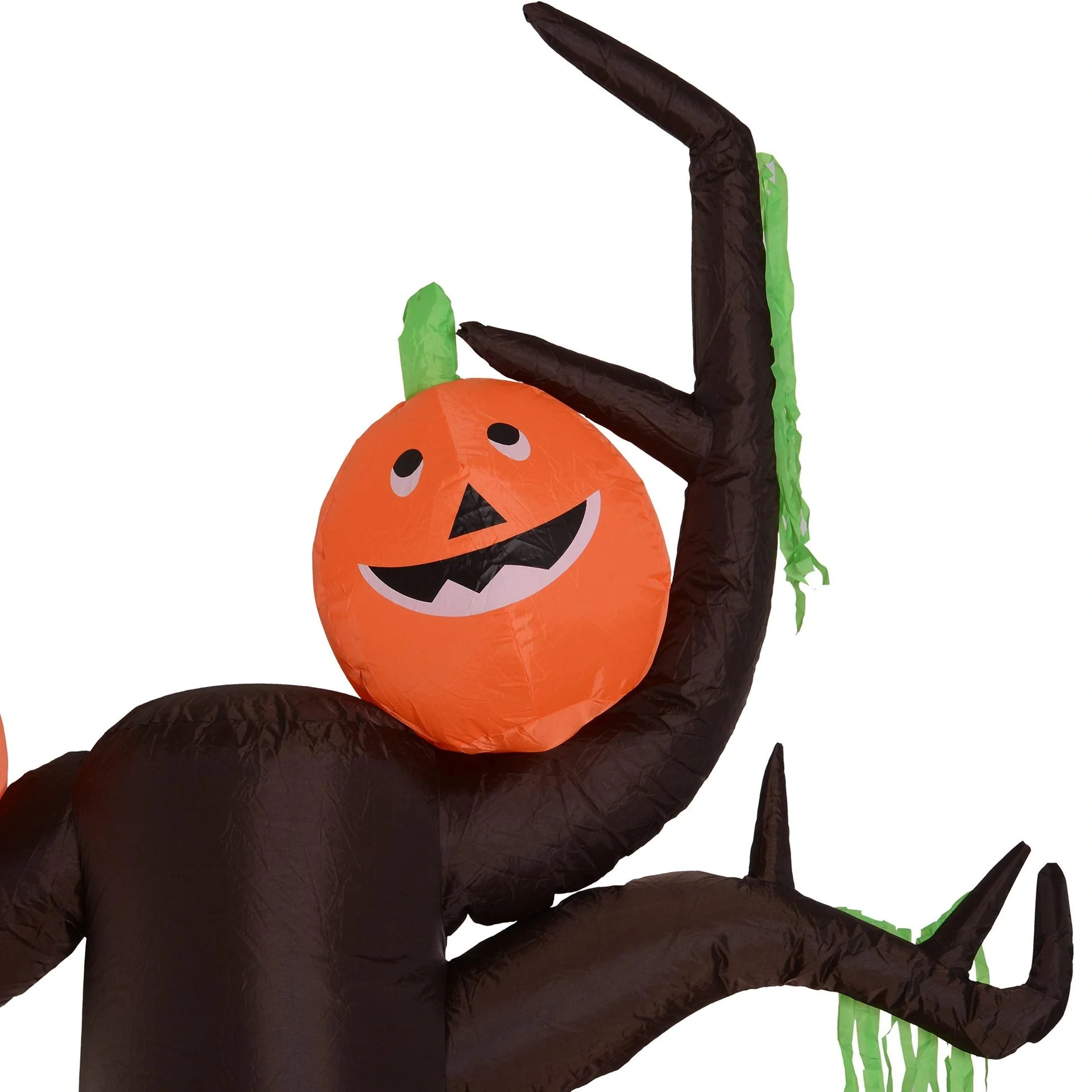 Aufblasbarer Baum mit Kürbissen Höhe: 2,4m Halloween Luftfigur mit LED - 4
