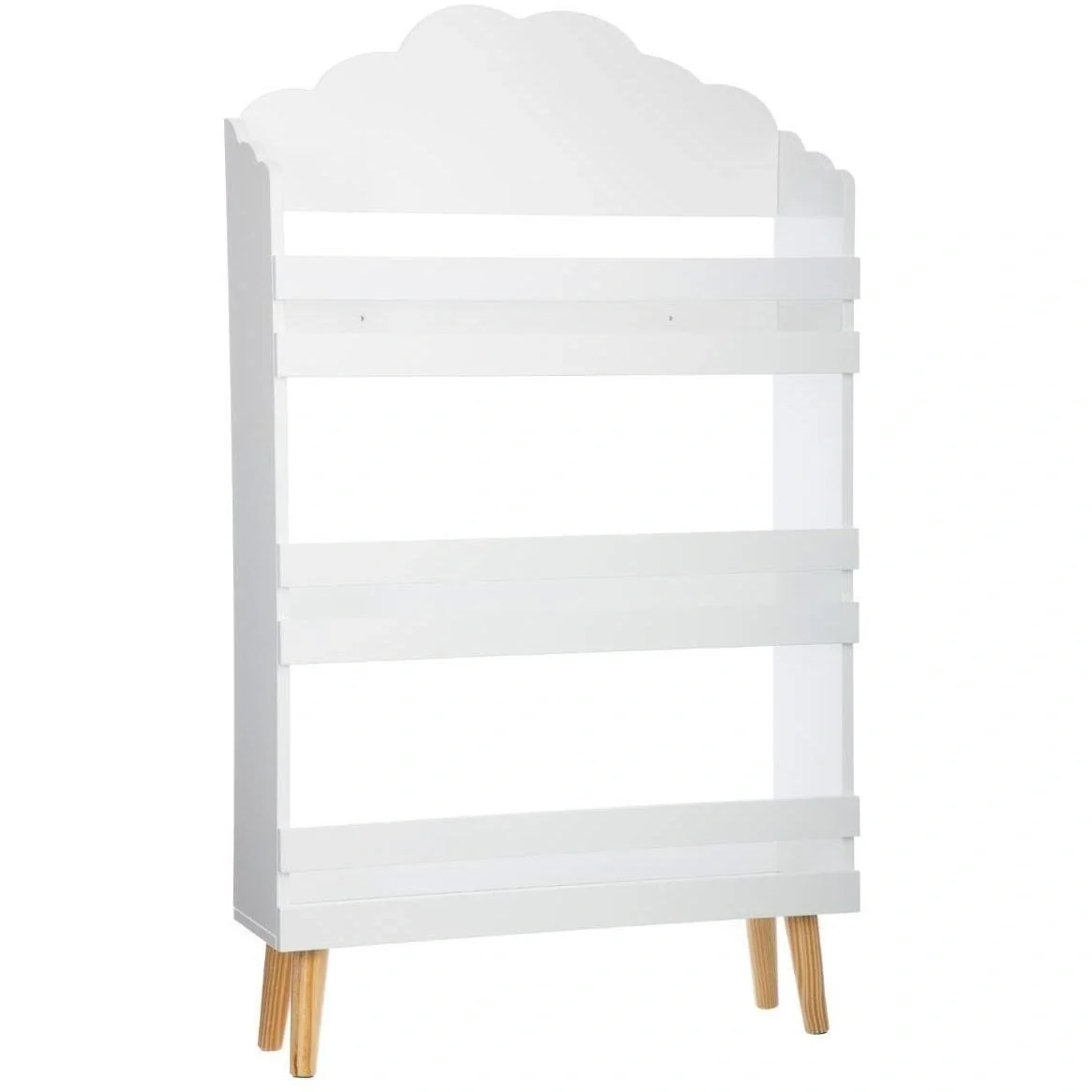 NL Schrank mit Wolfsmotiv - 58x100x18 cm - weiß - 2