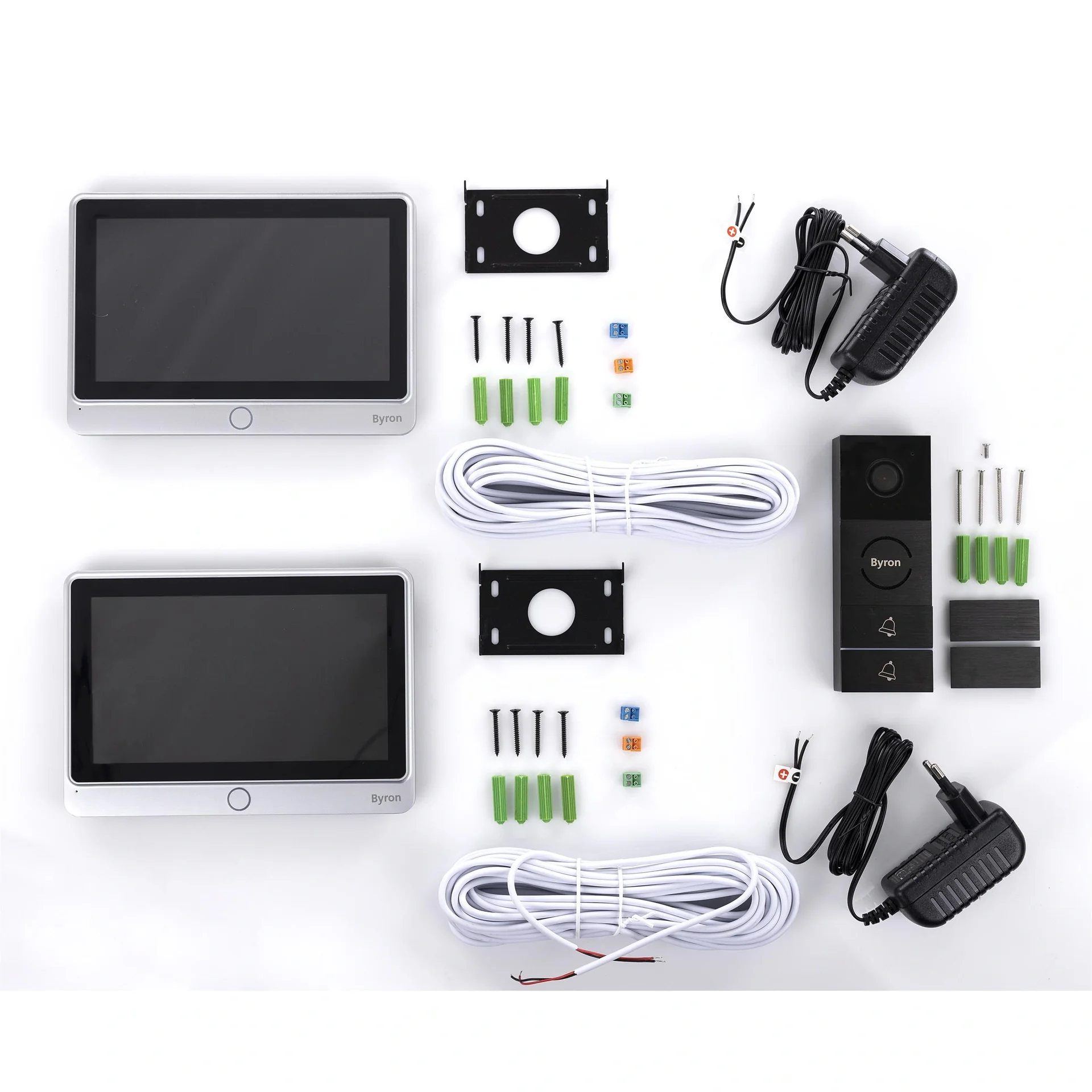 Video-Gegensprechanlage 7 Zoll Touchscreen 2 Bildschirme - 5