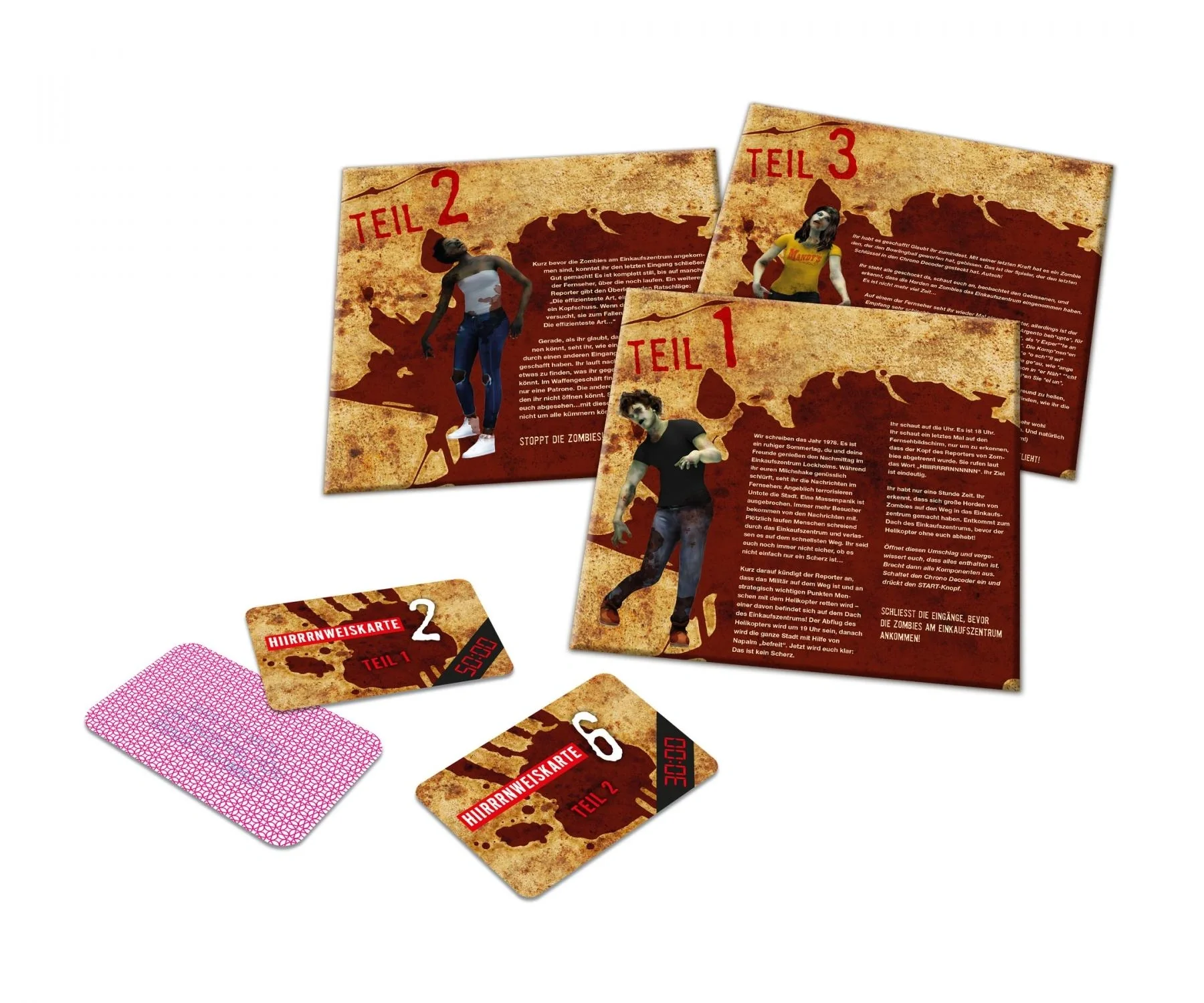 Gesellschaftsspiel "Escape Room" - Dawn of the Zombies - 4