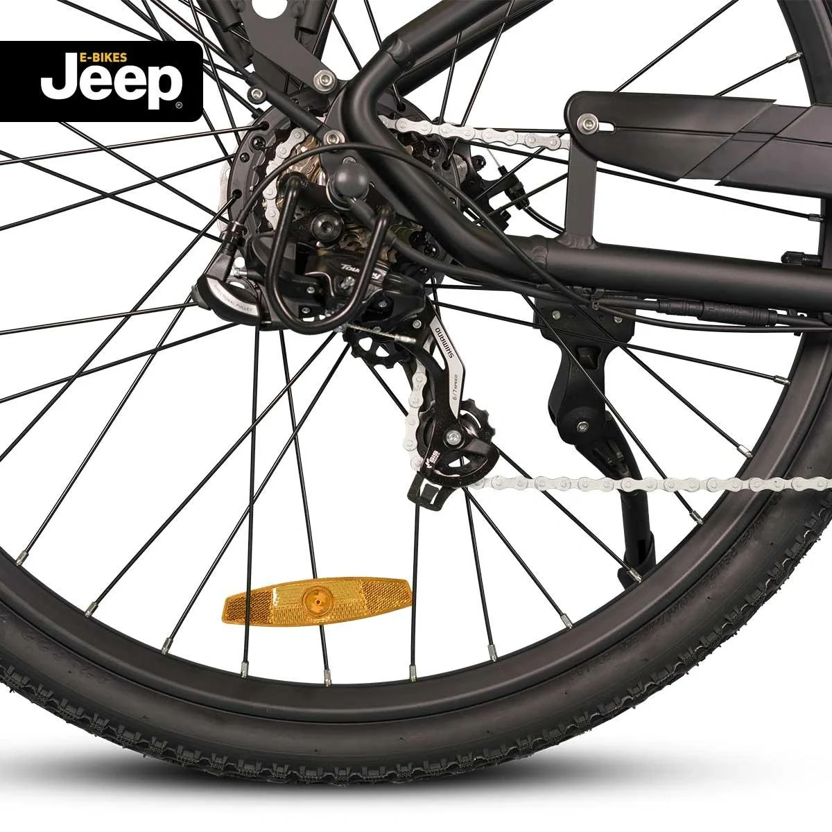 Unisex Trekking E-Bike, 28 Zoll, Rahmengröße 46 cm, 7-Gang Kettenschaltung, black, TLR 7020 - 2