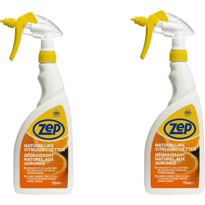 ZEP Natural Citrus Degreaser - 750 ml x 2 Stück - Vorteilspack - 2 Stück - 1