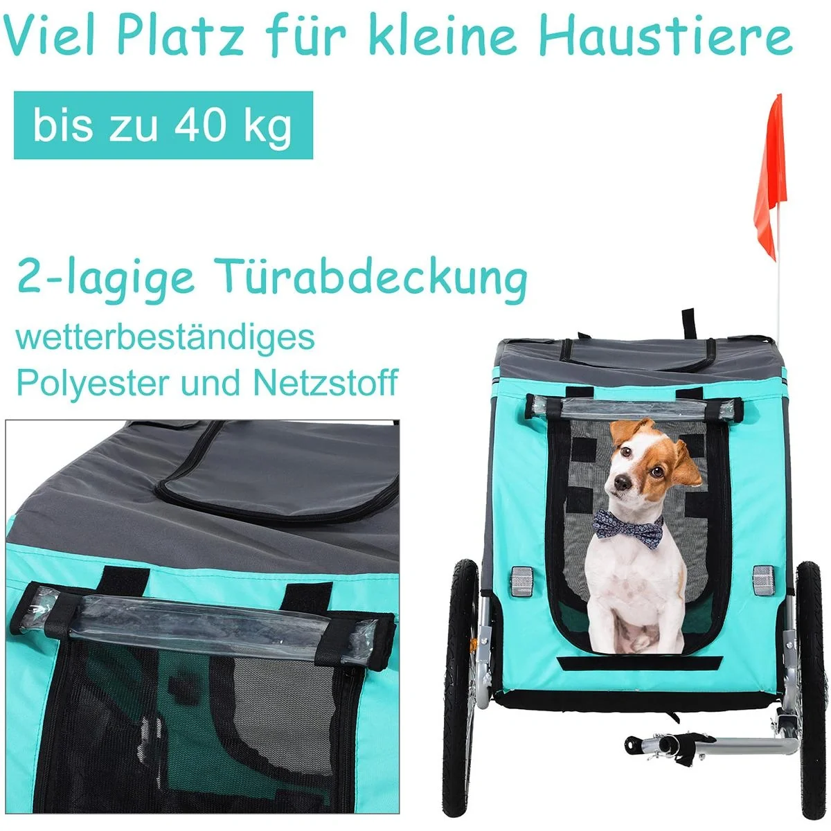 Fahrradanhänger für Hunde - 1