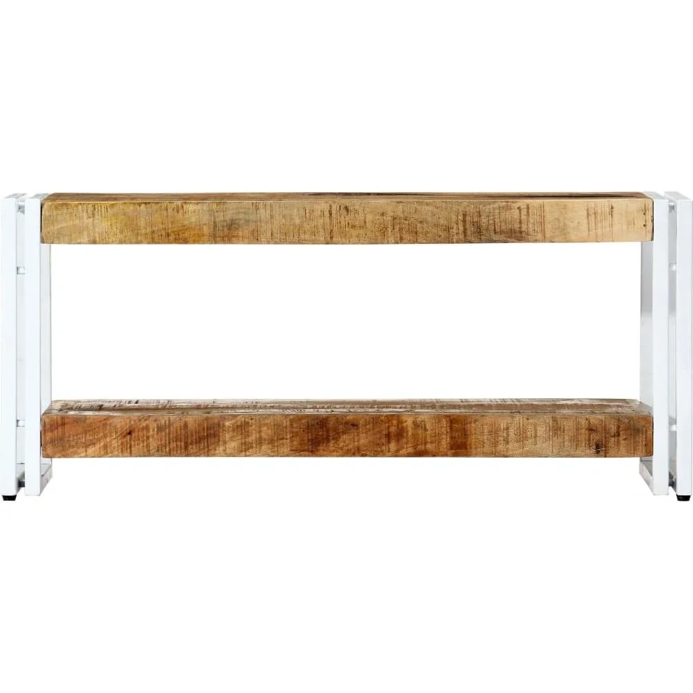 TV-Schrank 90x30x40 cm Mango-Massivholz - 6