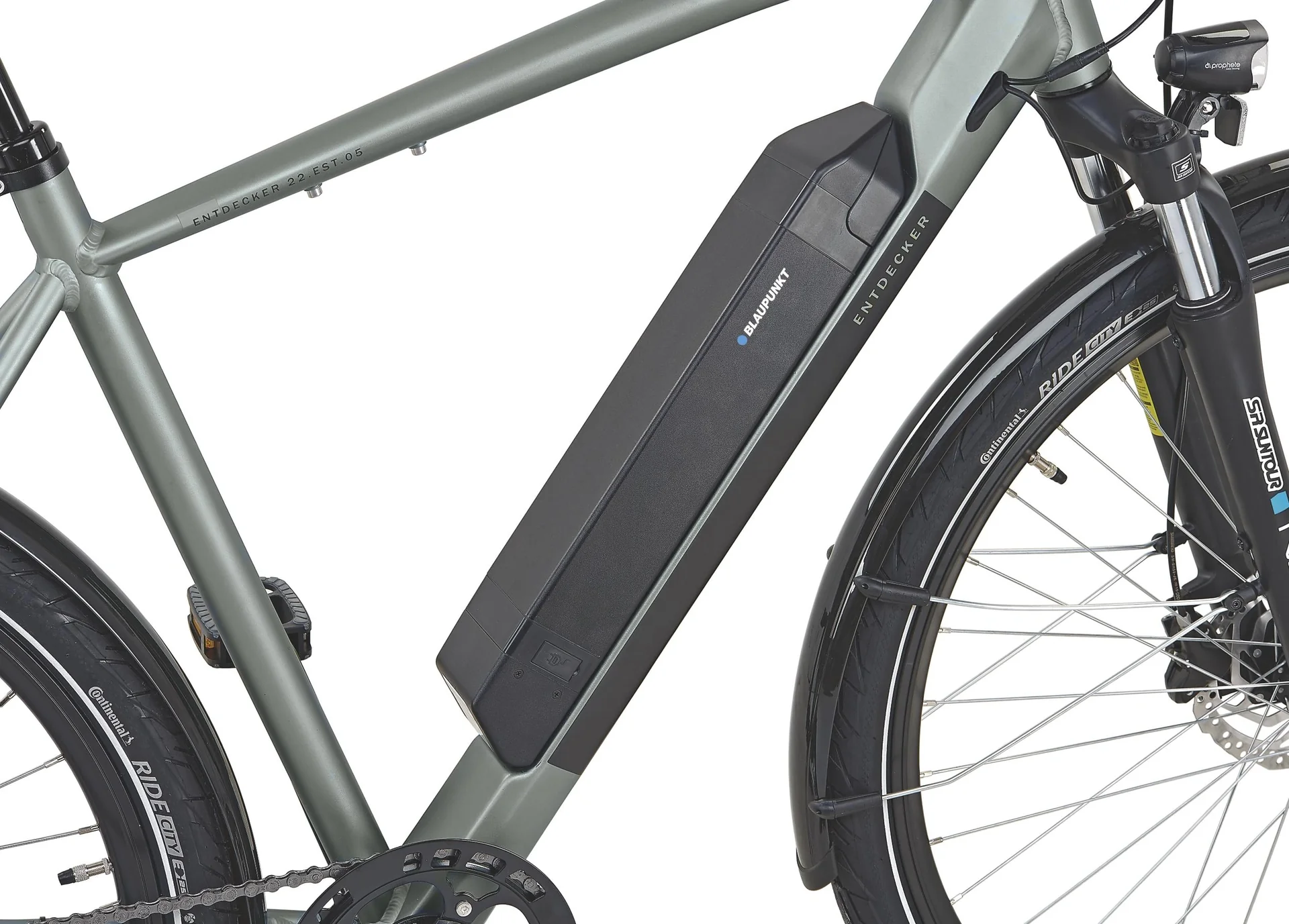 ENTDECKER 22.EST.05 Trekking E-Bike 28" BLAUPUNKT HR-Motor  Herren Diamant 28": Rahmengröße 54cm - 5