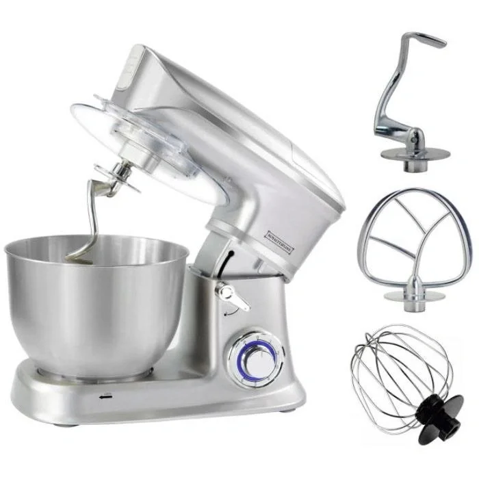 Royalty Line Küchenmaschine 1900W | 3-in-1 Küchenmaschine | Silber - 5