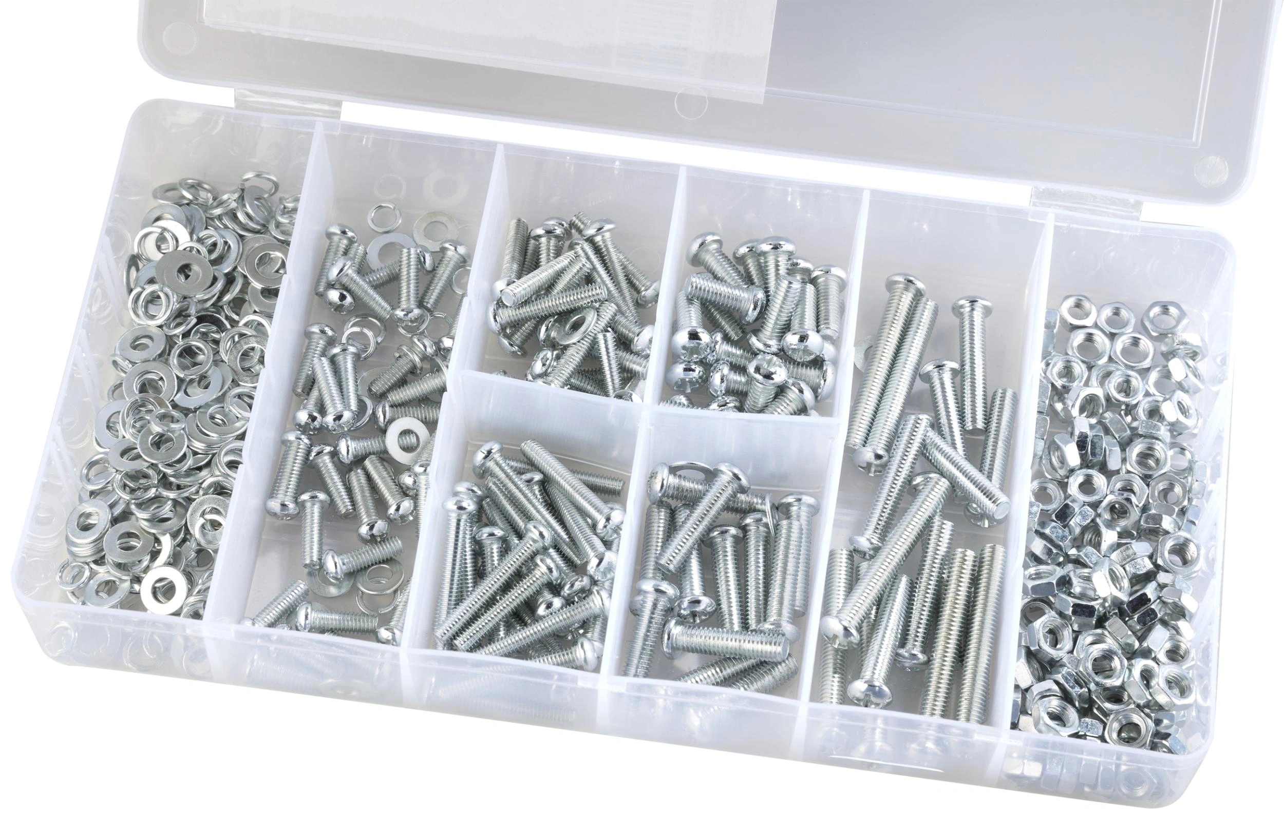 Schrauben-Muttern Sortiment, 500-teilig - 1
