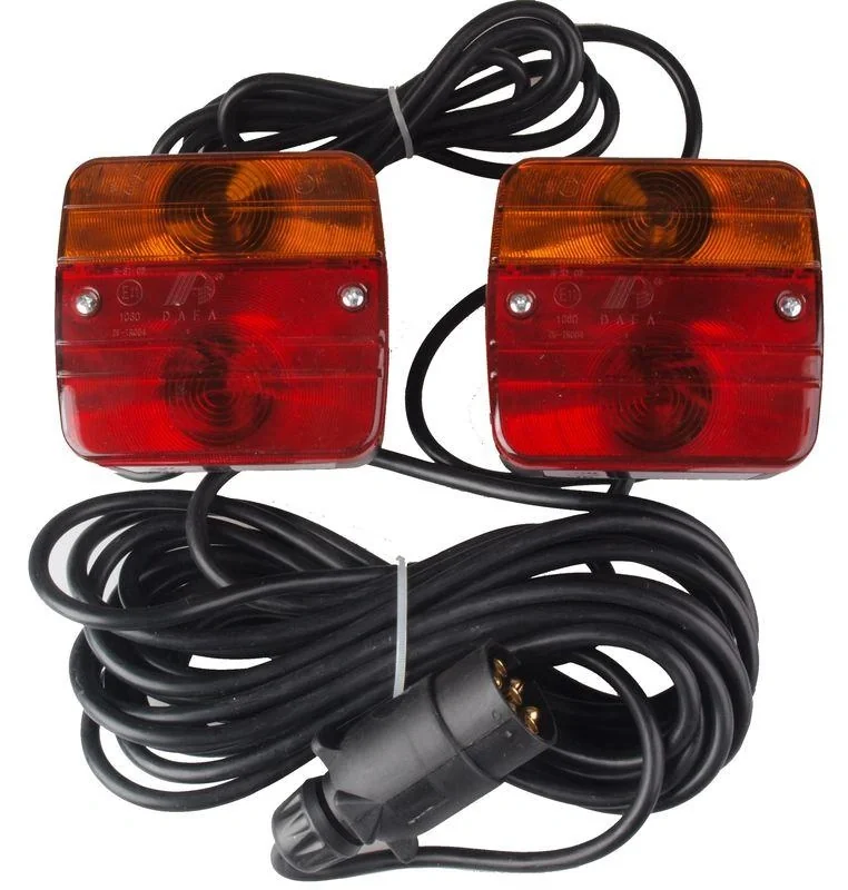 3-Kammerleuchte mit Magnethalterung, 7,5 m Kabel, 7 polig - 2