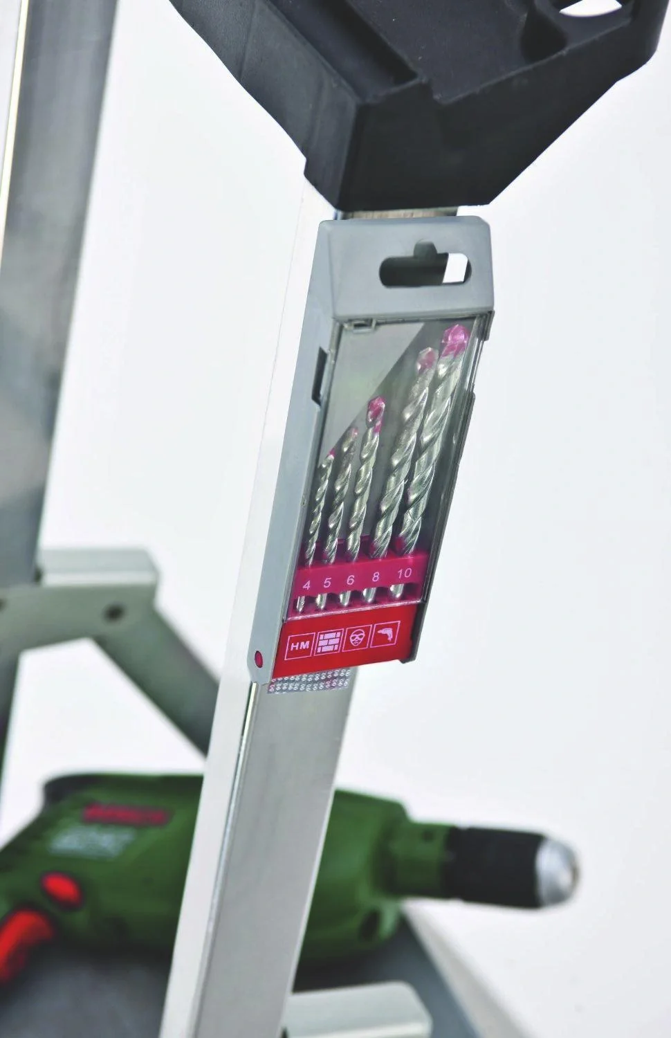 High-Tech Druckverschluss (Klettband-Pilzköpfe) Kurzrolle, transluzent, 25 mm breit, 1,25 m lang - 8