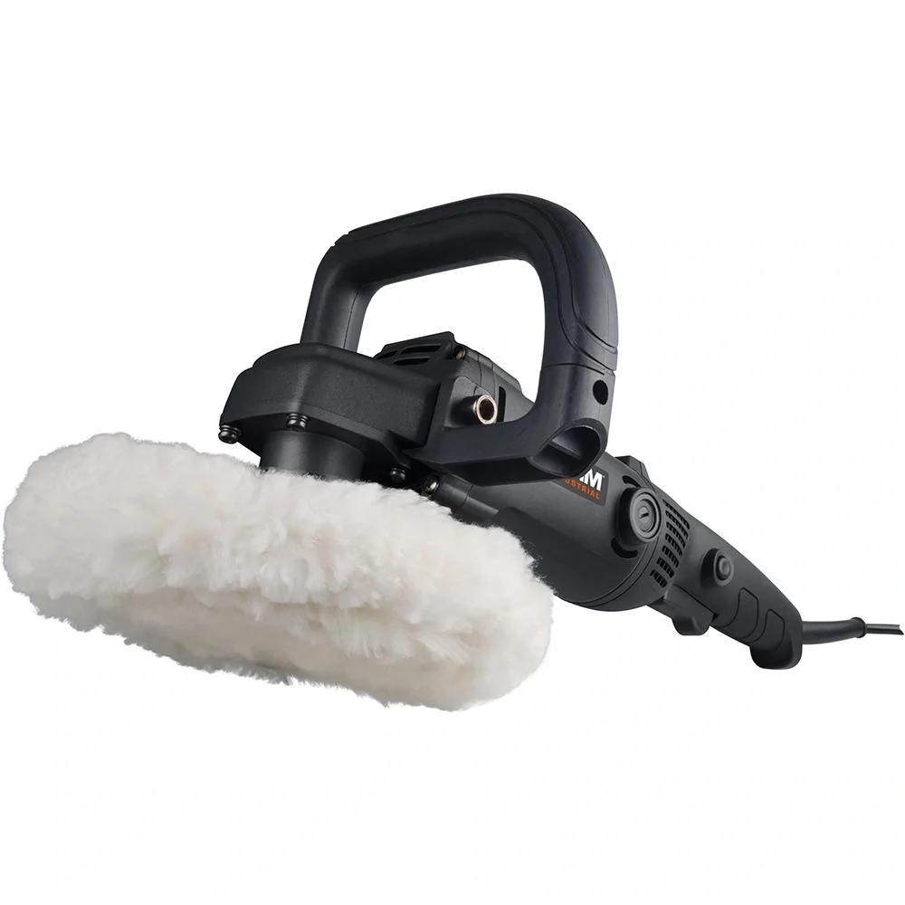 AGM1084P Winkelpolierer 1400W - 180mm - Variable Geschwindigkeitskontrolle - Softgriff - Inkl. Zubehör mit Tragetasche - 5