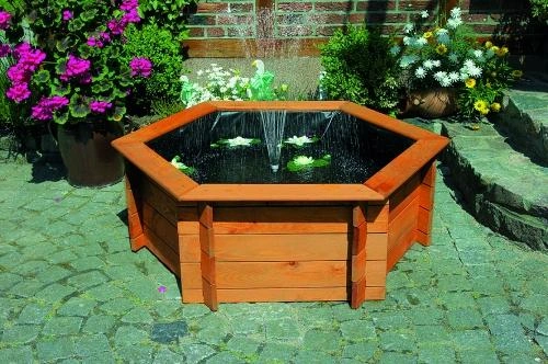 Sechseck-Hochteich 125 cm - 1