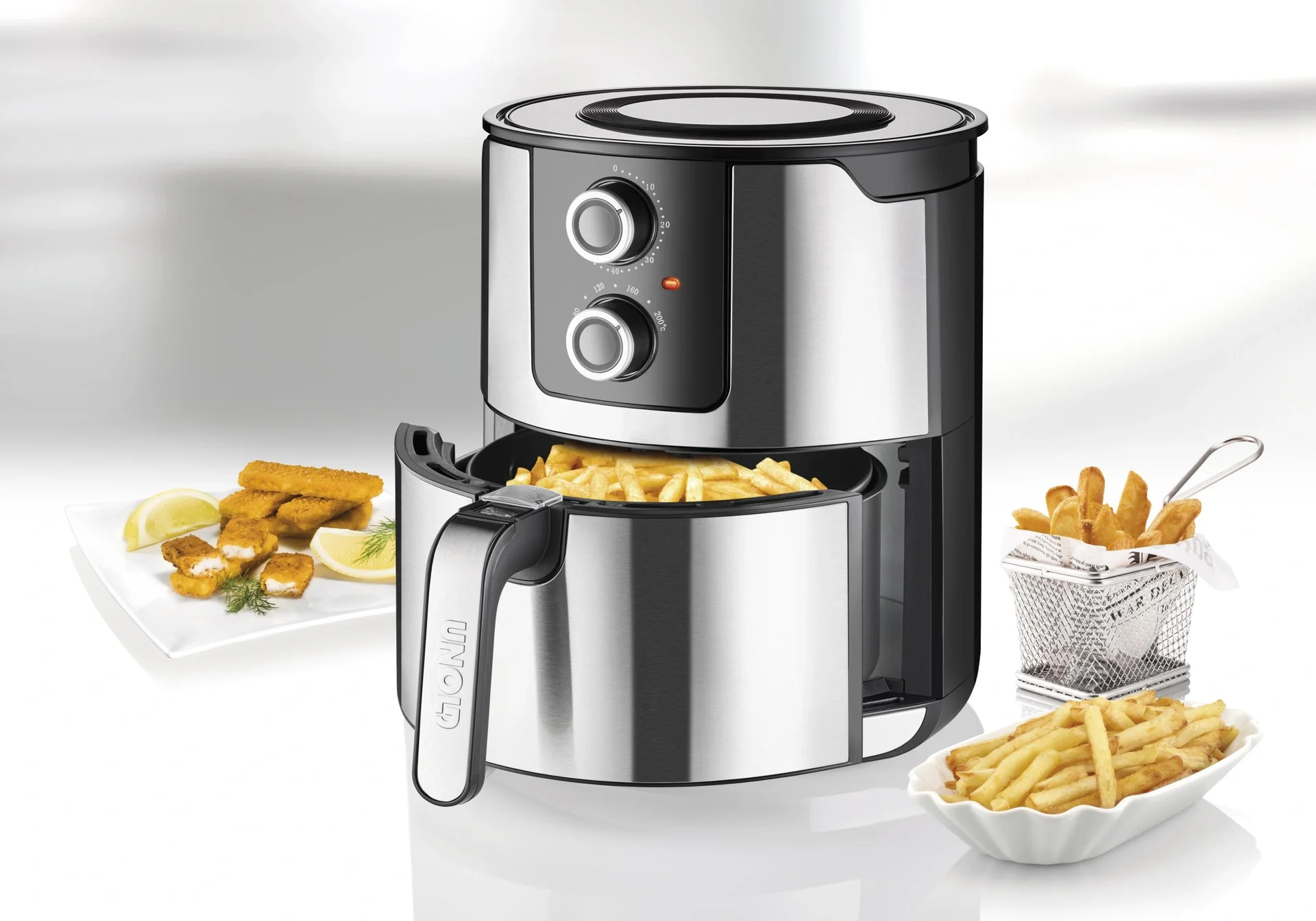 Heißluftfritteuse XL 5 L Edelstahl - 12