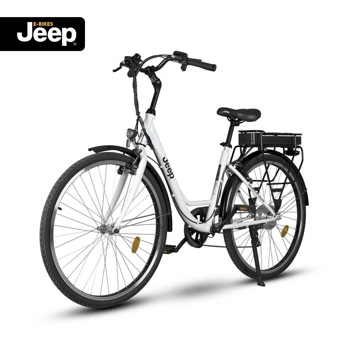 Unisex City E-Bike, 28 Zoll , Rahmengre 44 cm 6-Gang Kettenschaltung,  wei, ECR 3001 | Westfalia