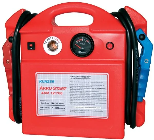 Akku-Start 12V 2370/800A - tragbare Starthilfe - 1