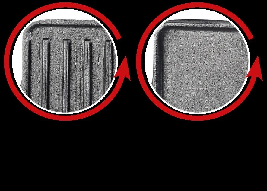 Wende-Grillplatte 2in1 + Gusseisenpfanne - 9