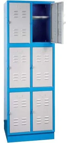 Schließfächer TYP 6F, 6 Schließfächer mit Schloß - 1