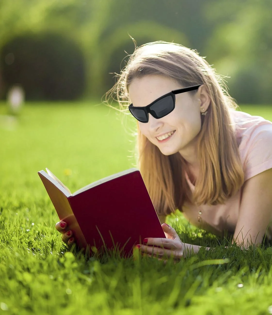 Sonnen-Lesebrille mit 300% Vergrößerung - 5