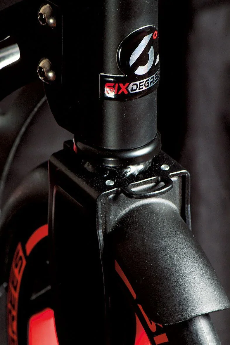 Aluminium Scooter mit Klappmechanismus und Ständer, 230/215 mm, ABEC 7, höhenverstellbar, rot - 5