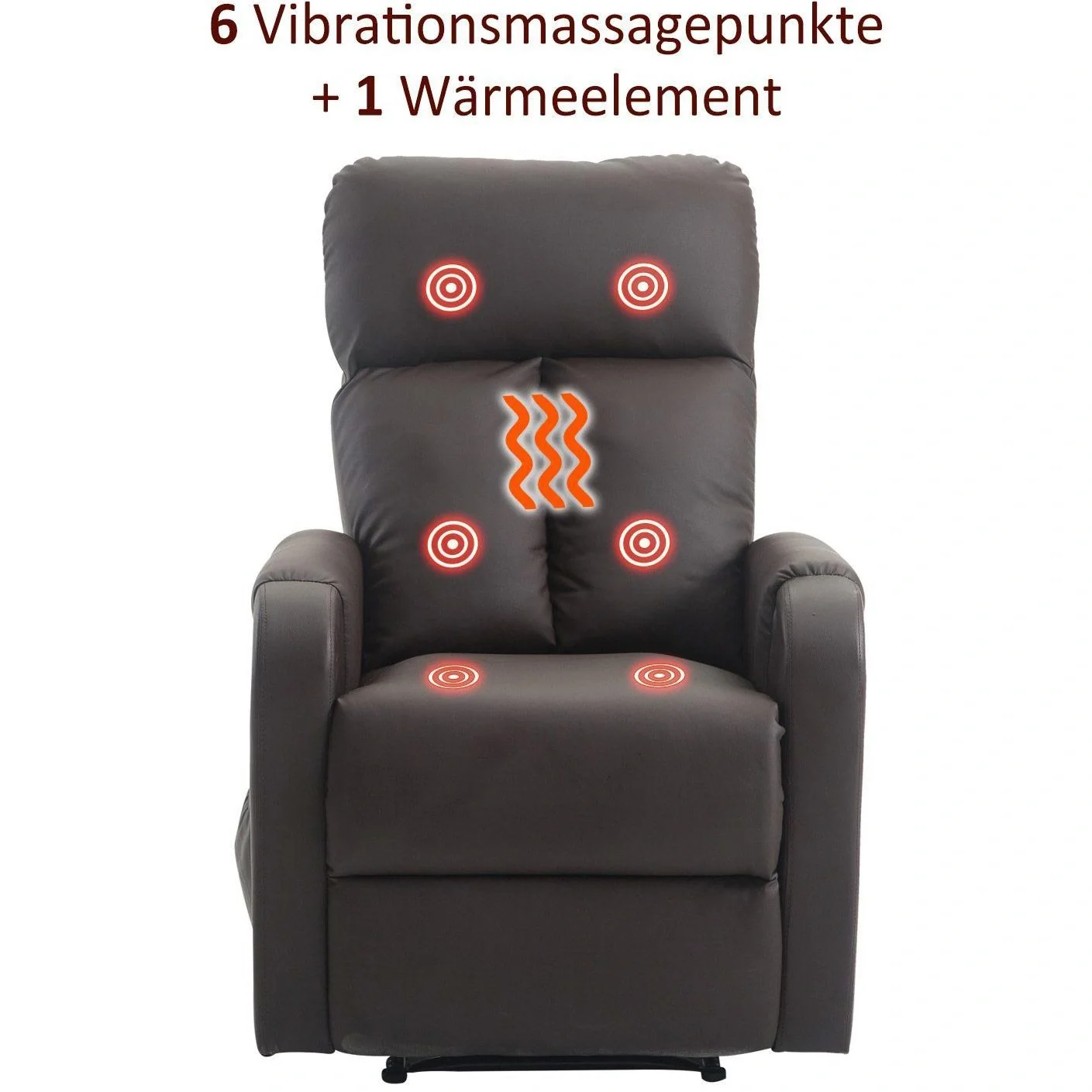 Massagesessel mit Wärme- und Liegefunktion - 1